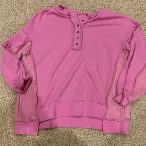 Amazon Women's Long Sleeve Pink Top